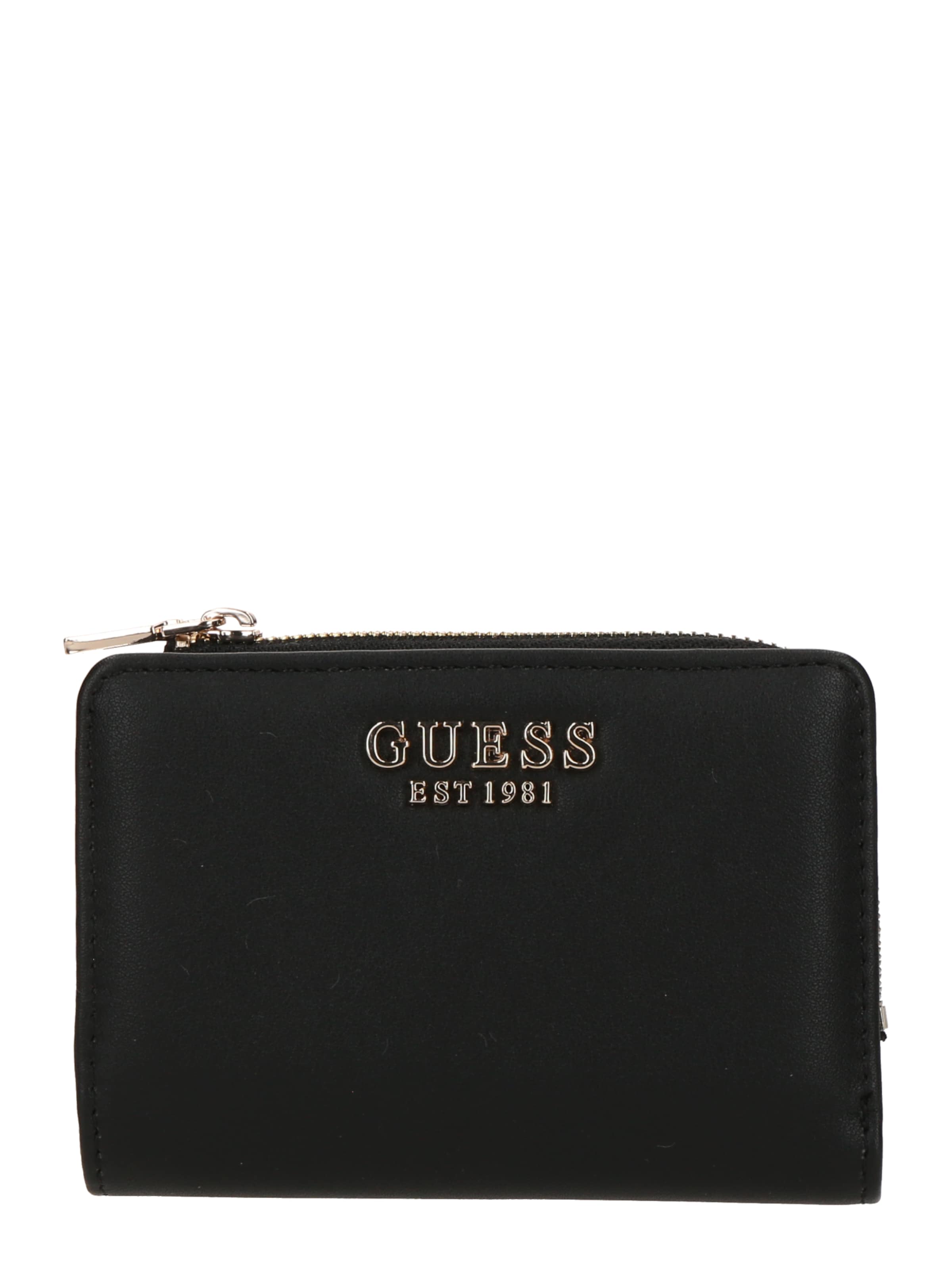 GUESS Portemonnaie 'TALENT SLG ZIP ARND CARD CASE' in Schwarz: Vorderseite