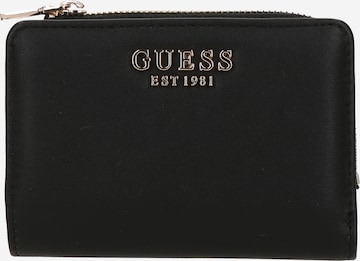 GUESS Kukkaro 'TALENT SLG ZIP ARND CARD CASE' värissä musta: etupuoli