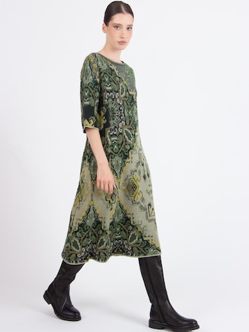 IVKO Knitted dress 'Kilim' in Green