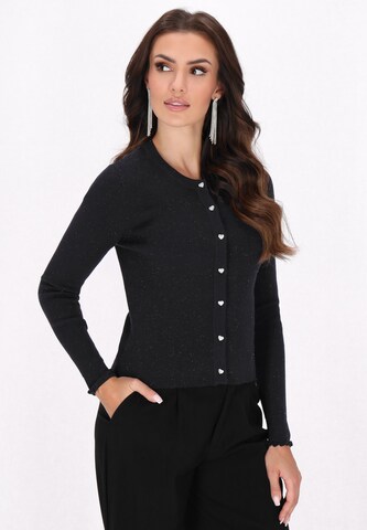 faina Strickjacke in Blau: Vorderseite