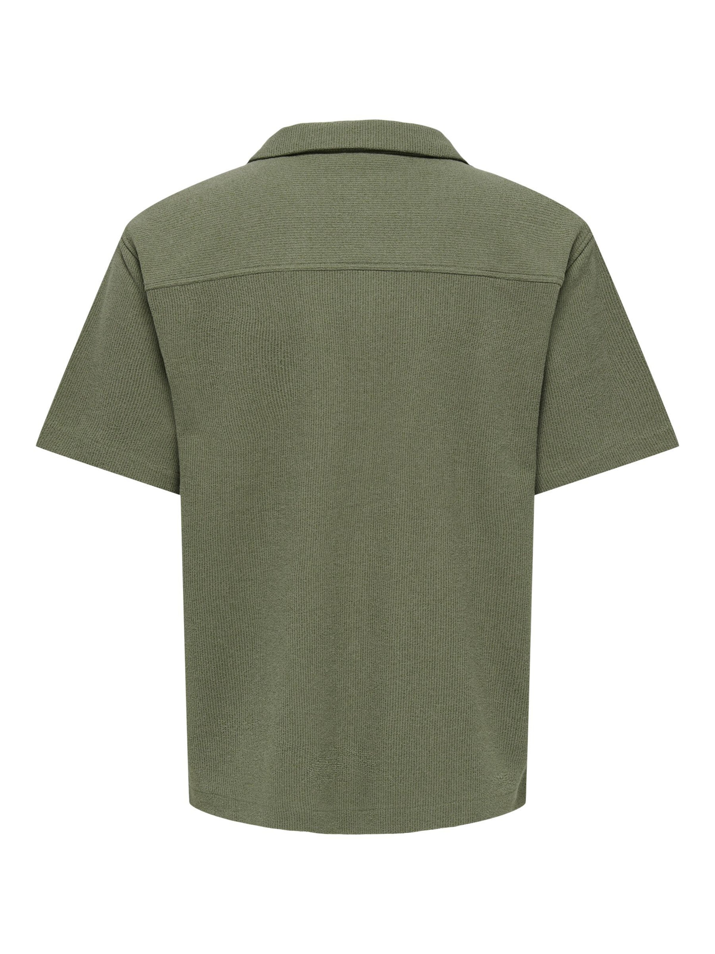 Only & Sons - Ajuste confortable Camisa 'ONSKosta' en verde