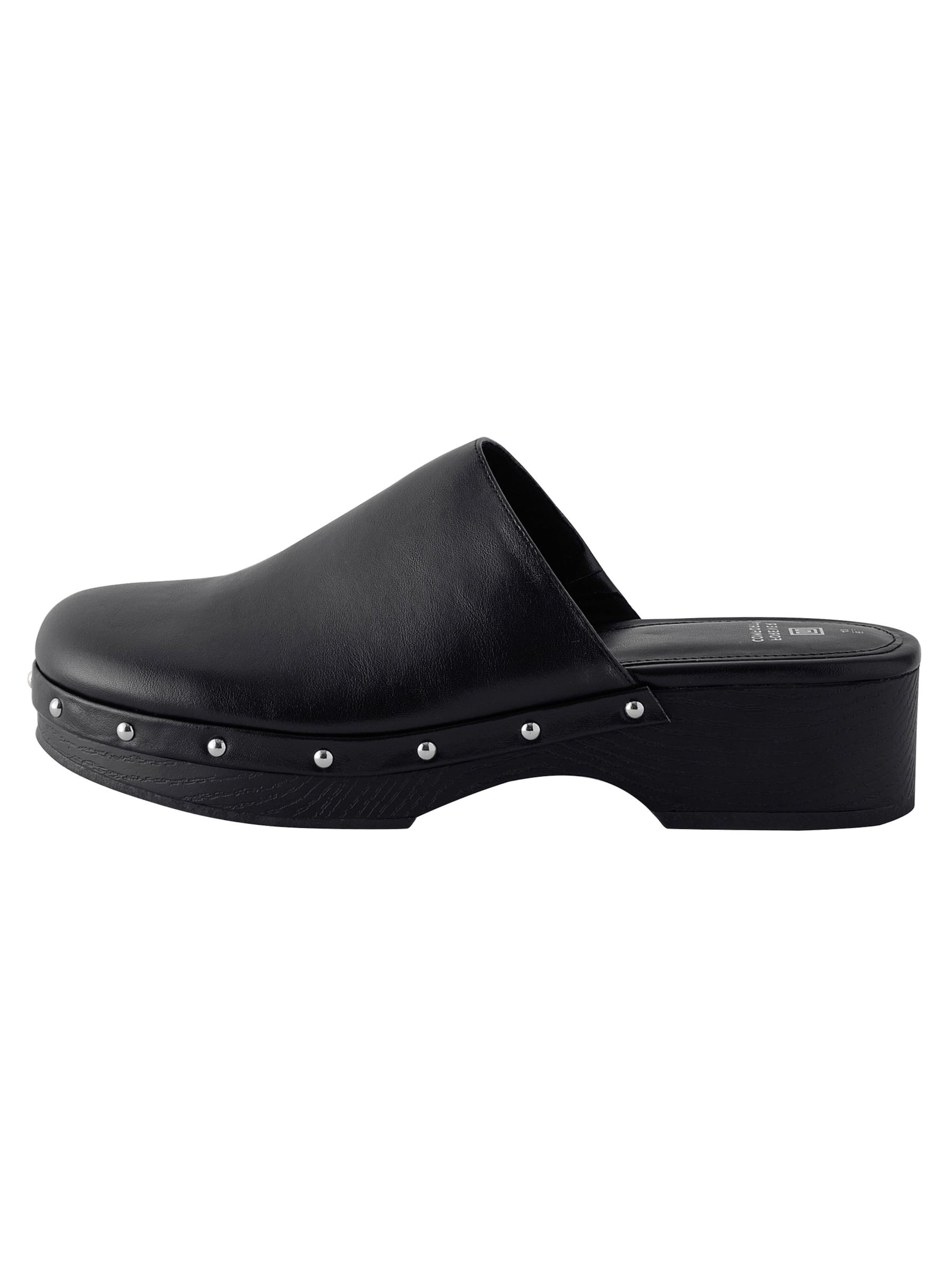 Next Clogs 'Forever Comfort' in Zwart: voorkant