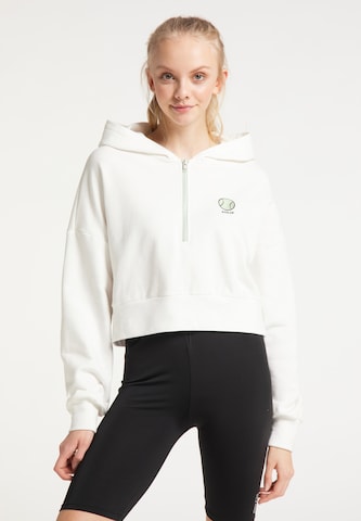 myMo ATHLSR Sweatshirt in Weiß: predná strana