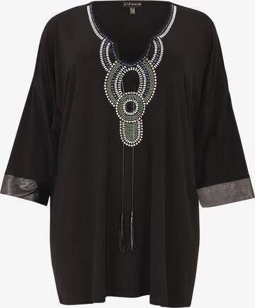 Yoek Tunic in Black: front