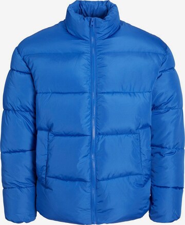 JACK & JONES Winter Jacket in Blue: front