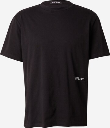 REPLAY Shirt in Black: front