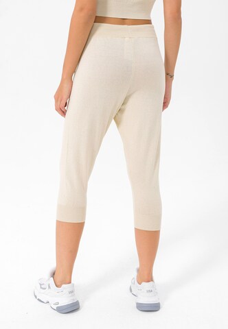 Effilé Pantalon de sport 'Capri' Felix Hardy en beige