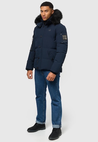 STONE HARBOUR Winter jacket 'Halvaar' in Blue