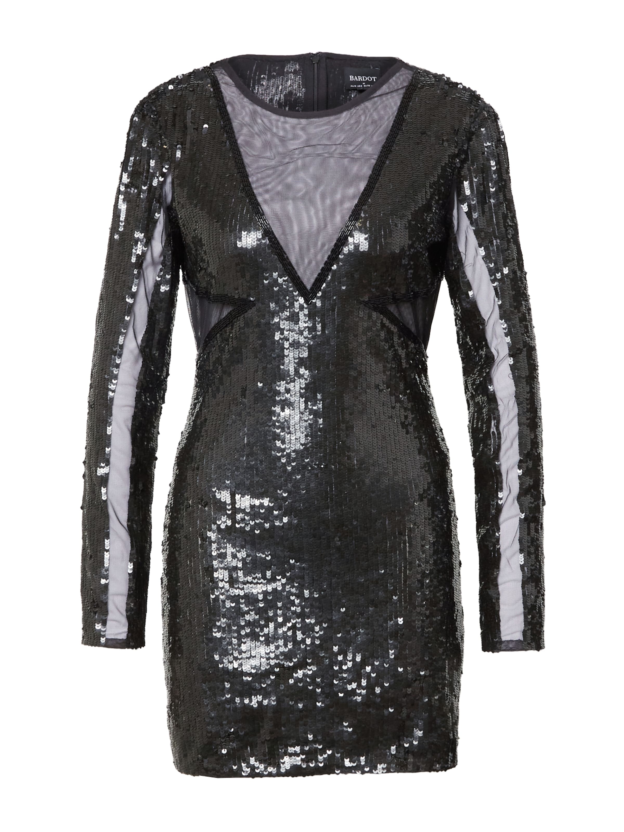 Bardot Šaty 'MILO' - Čierna: predná strana