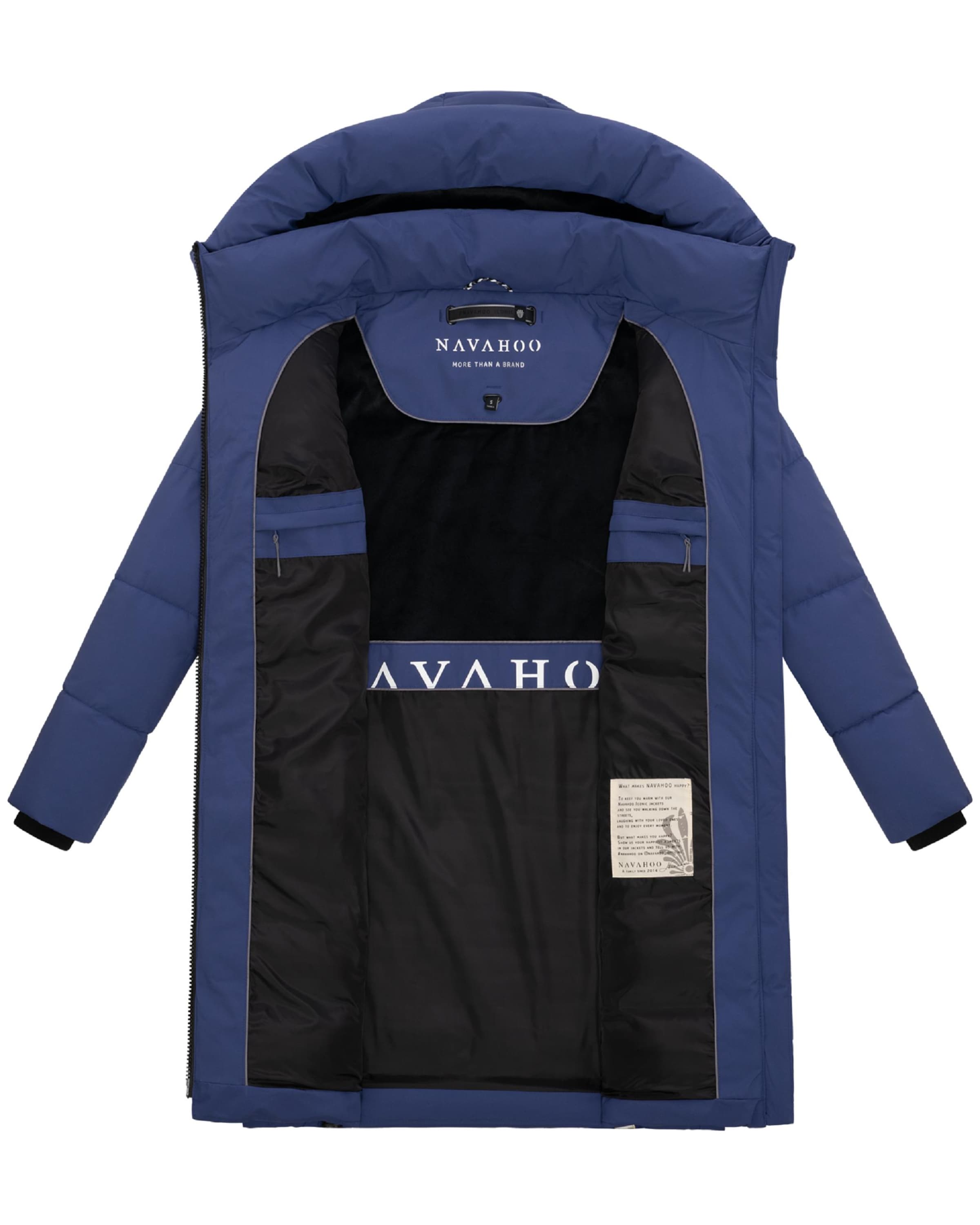 NAVAHOO Mantel 'Mondnebel XIV' in Lila