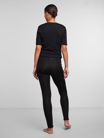 Pieces Maternity Skinny Leggings 'Tanno' in Black