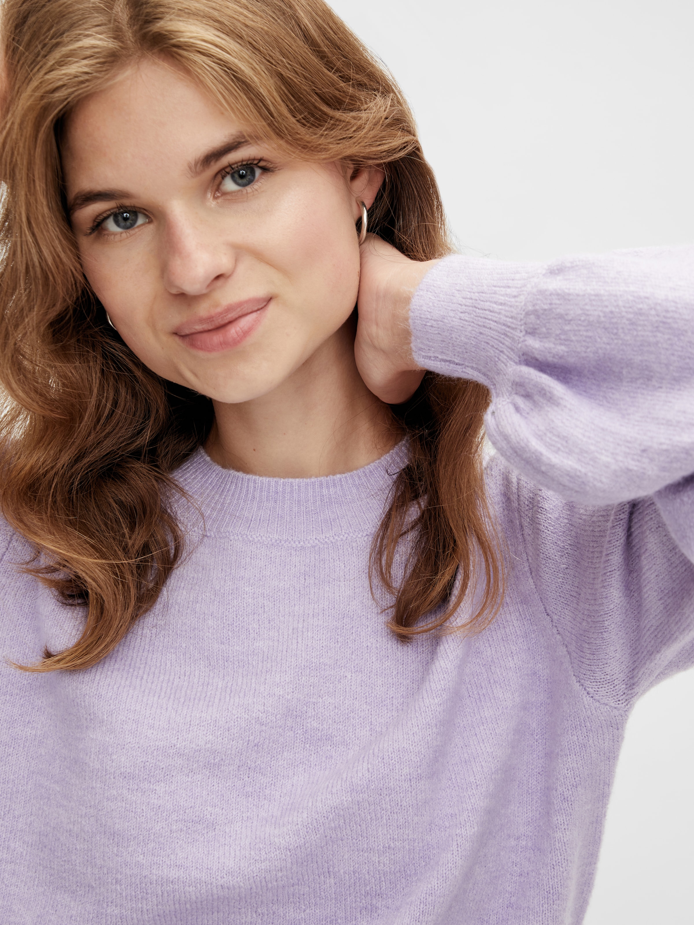 Frauen Pullover & Strick PIECES Pullover 'Perla' in Lilameliert - TA04980 Frauen Pullover & Strick PIECES Pullover 'Perla' in Lilameliert - TA04980