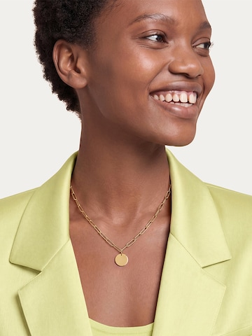 Lucardi Ketting 'Statement' in Goud: voorkant