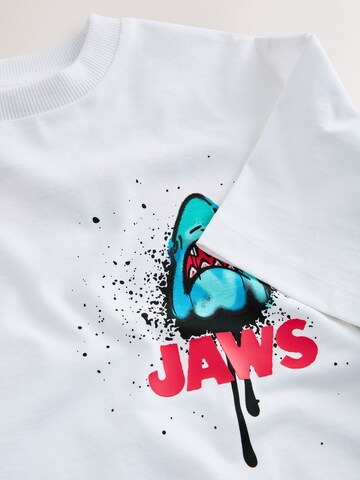 Maglietta 'Jaws' di Next in bianco