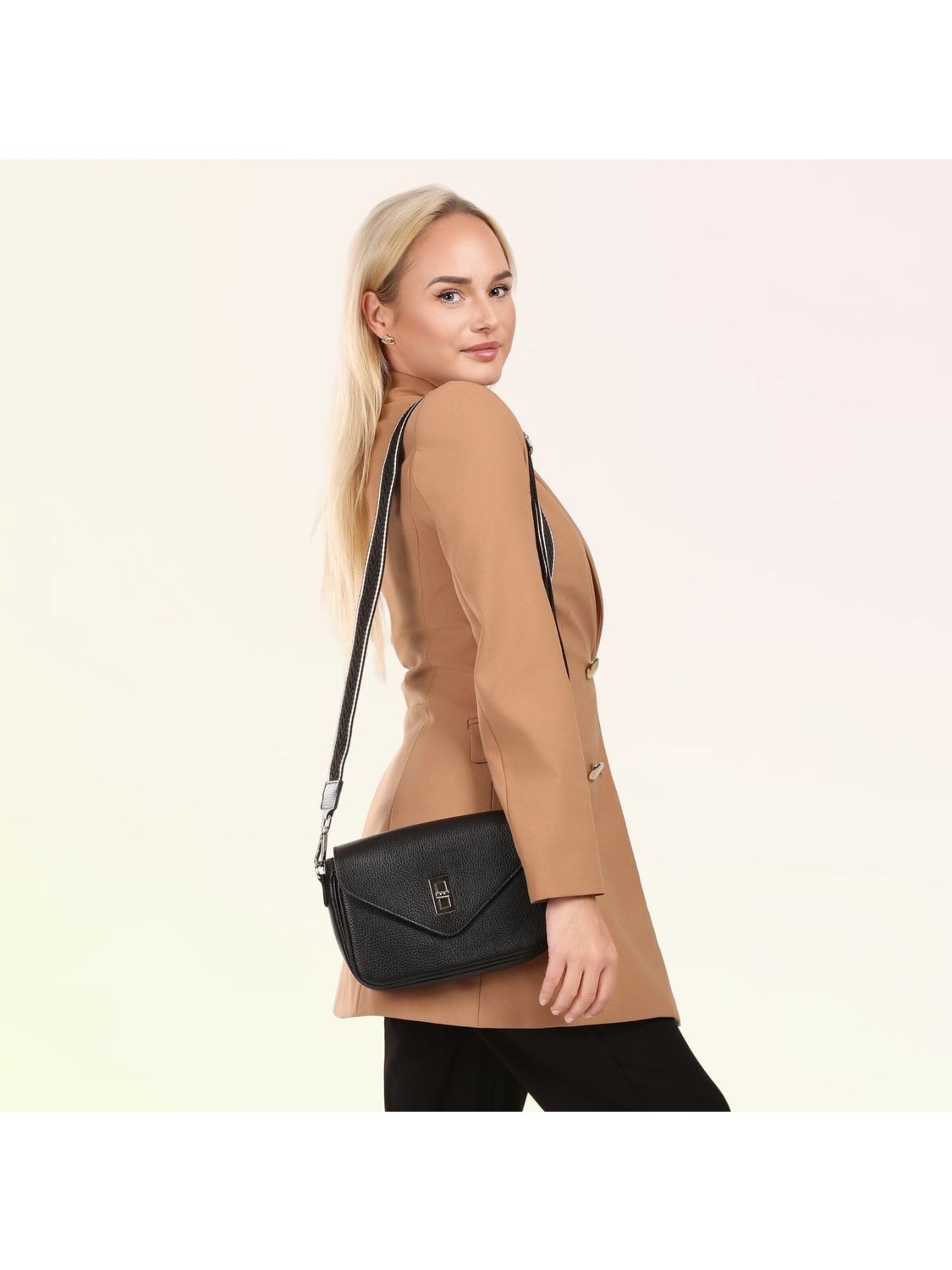 Sac à bandoulière Toscanto en noir