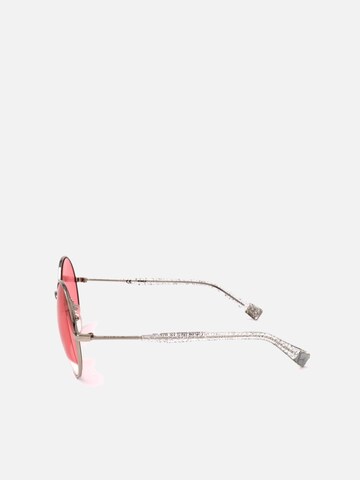 FURLA Sunglasses 'Furla SFU235 Shiny palladium 56/20/135 Women Sunglasses' in Pink