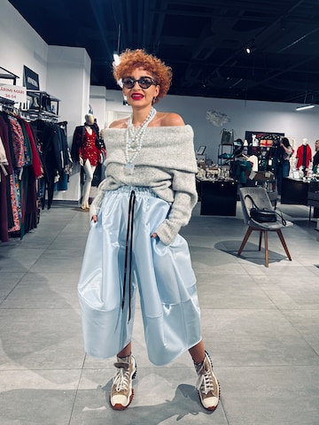 IUnique Regular Broek 'Ballonique' in Blauw: voorkant