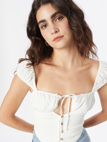 BDG Urban Outfitters Bluse in Weiß