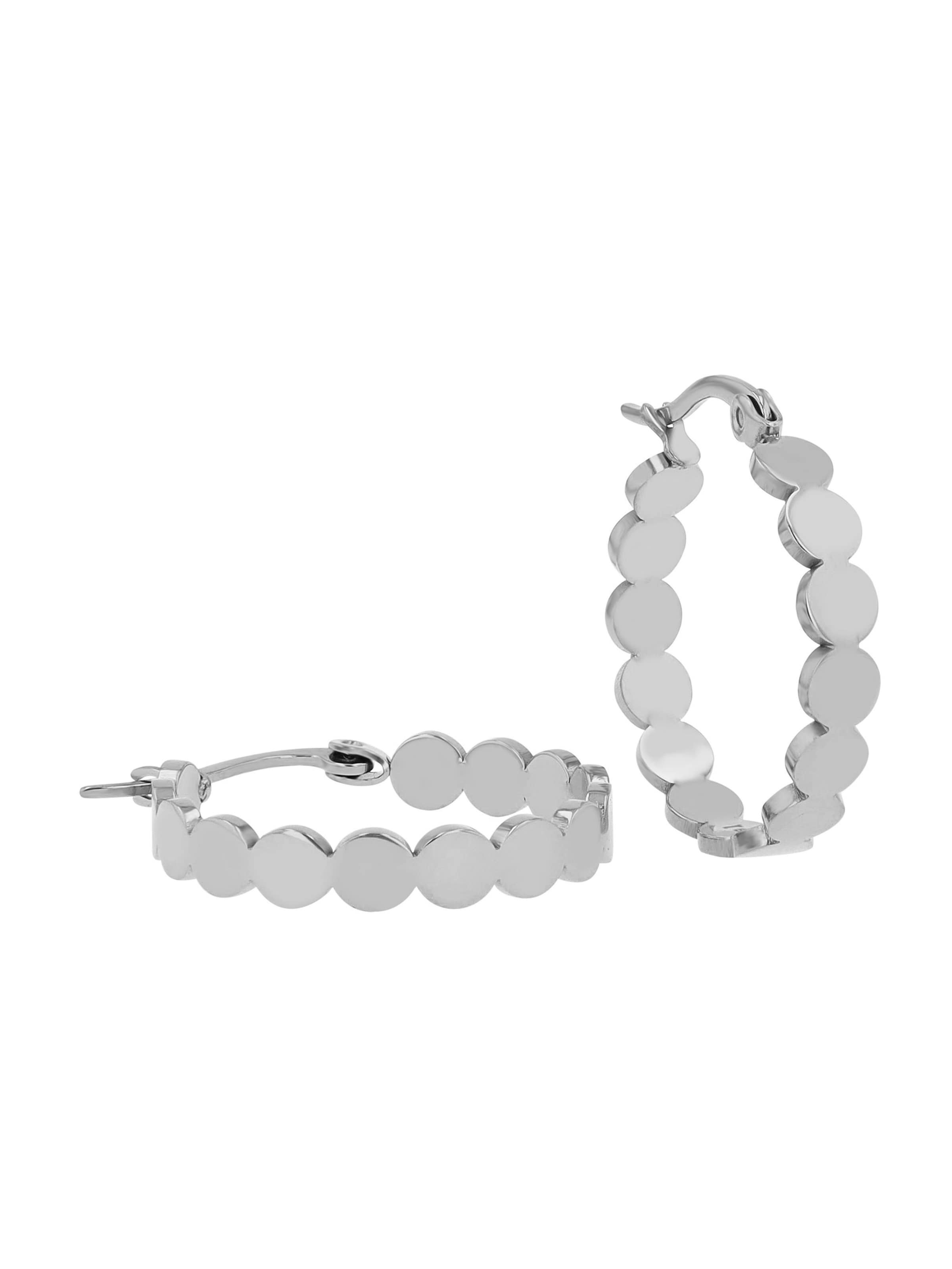Akzent Earrings 'Lyriana, hautverträglich' in Silver
