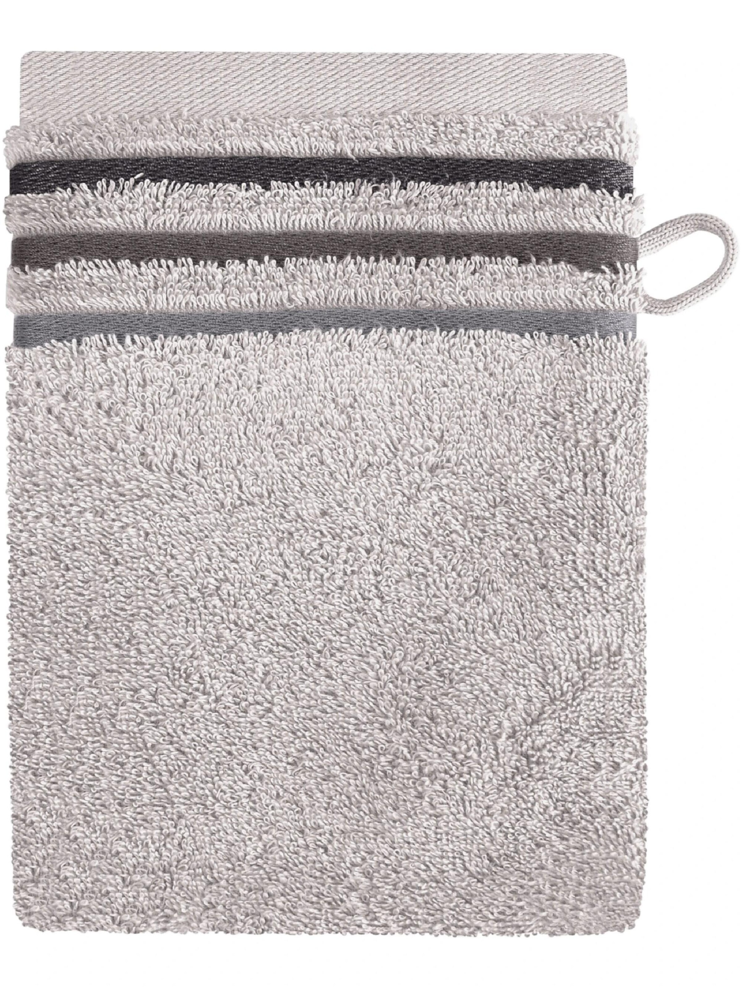 SCHIESSER Waschhandschuhe 'Skyline Color' in Grau