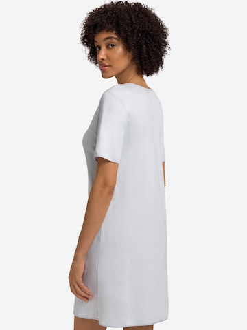 Hanro Nachthemd ' Cotton Silk ' in Blau