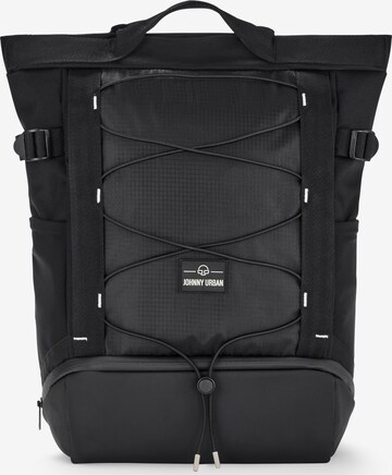 Johnny Urban Backpack in Black: front