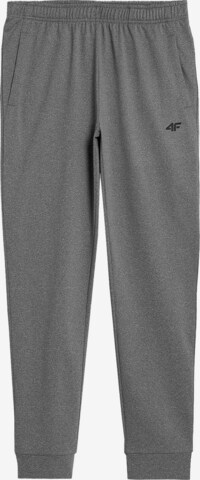 Regular Pantalon de sport 4F en gris : devant