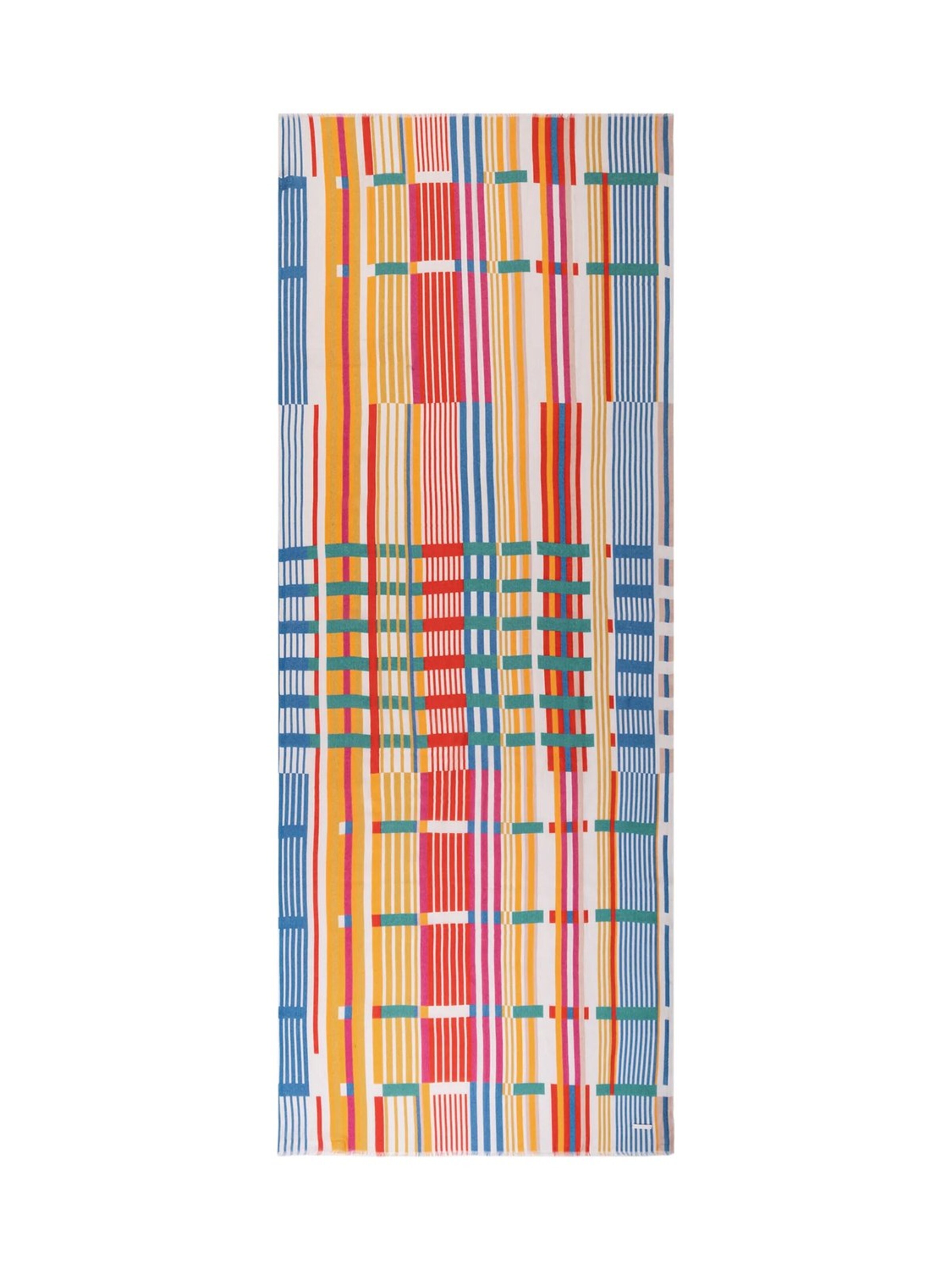 SILK & CASHMERE Schal‌‌‌‌‌‌‌ in Blau: Vorderseite