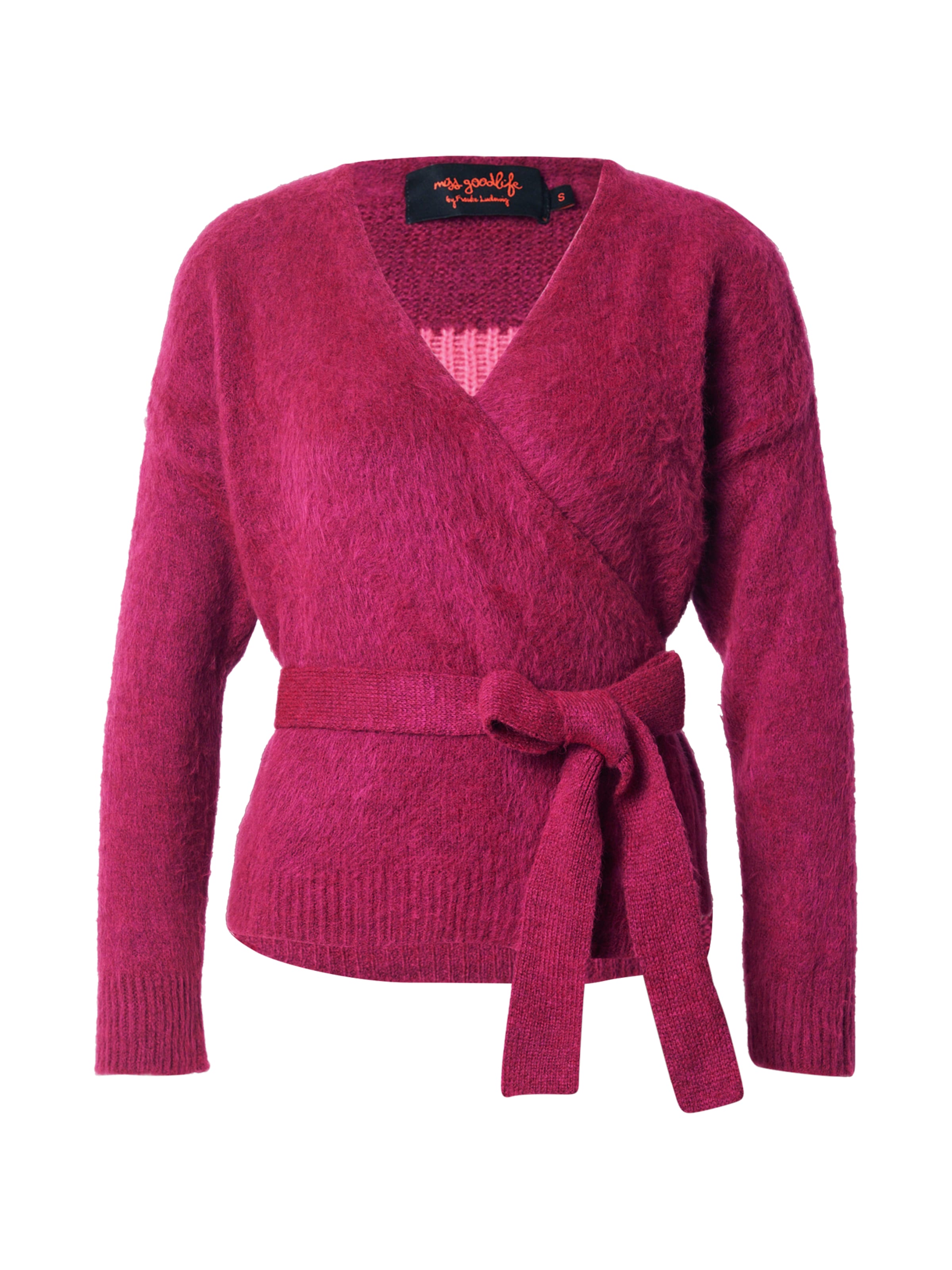 Cardigan miss goodlife en violet : devant
