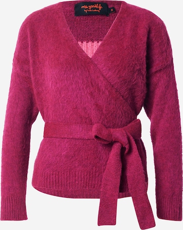 miss goodlife Neuletakki värissä lila: etupuoli