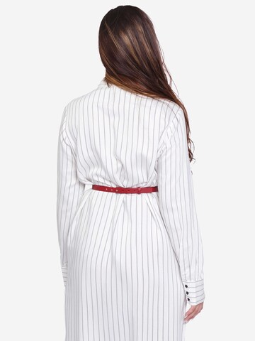 Haute Cuir Riem in Rood