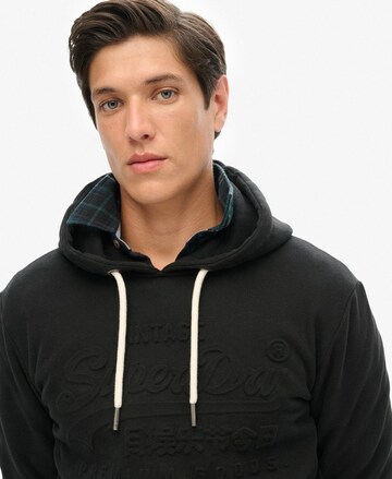 Superdry Μπλούζα φούτερ σε μαύρο