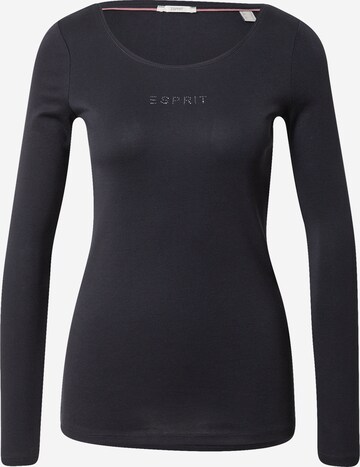 ESPRIT Shirt in Zwart: voorkant