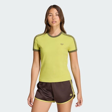 ADIDAS ORIGINALS - Camiseta en verde: frente