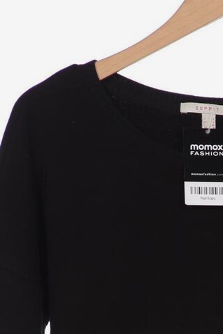 ESPRIT Sweatshirt & Zip-Up Hoodie in S in Black