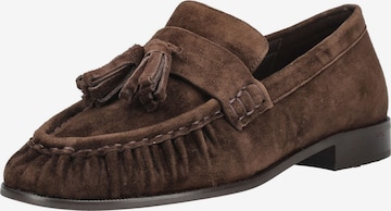 Jeffrey Campbell Mocassins in Bruin: voorkant