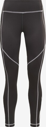 Reebok Skinny Sporthose in Schwarz