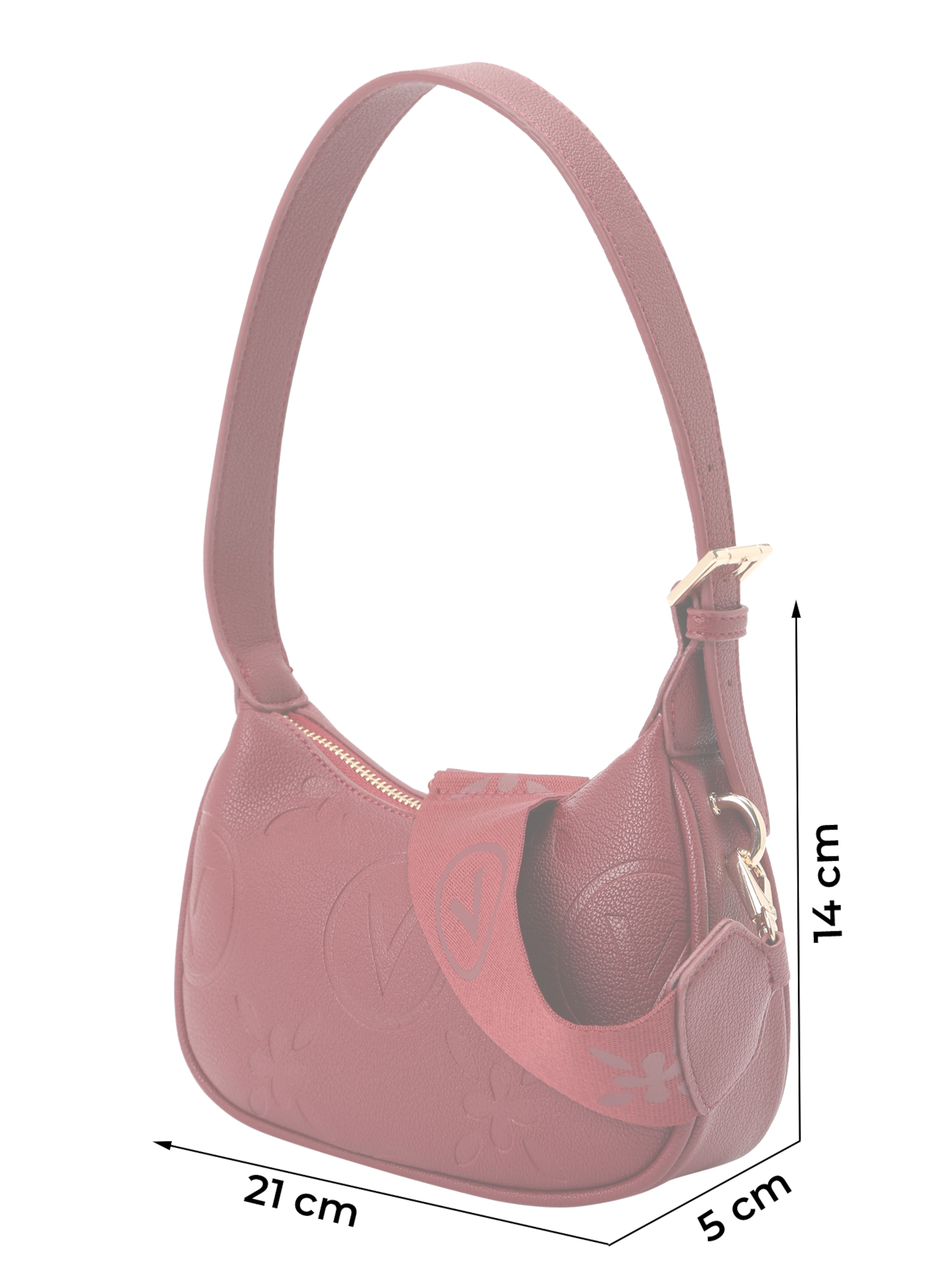 Borsa a spalla di VALENTINO in rosso