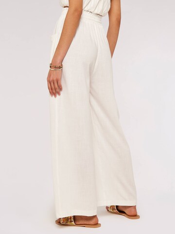 Apricot Wide Leg Hose in Beige
