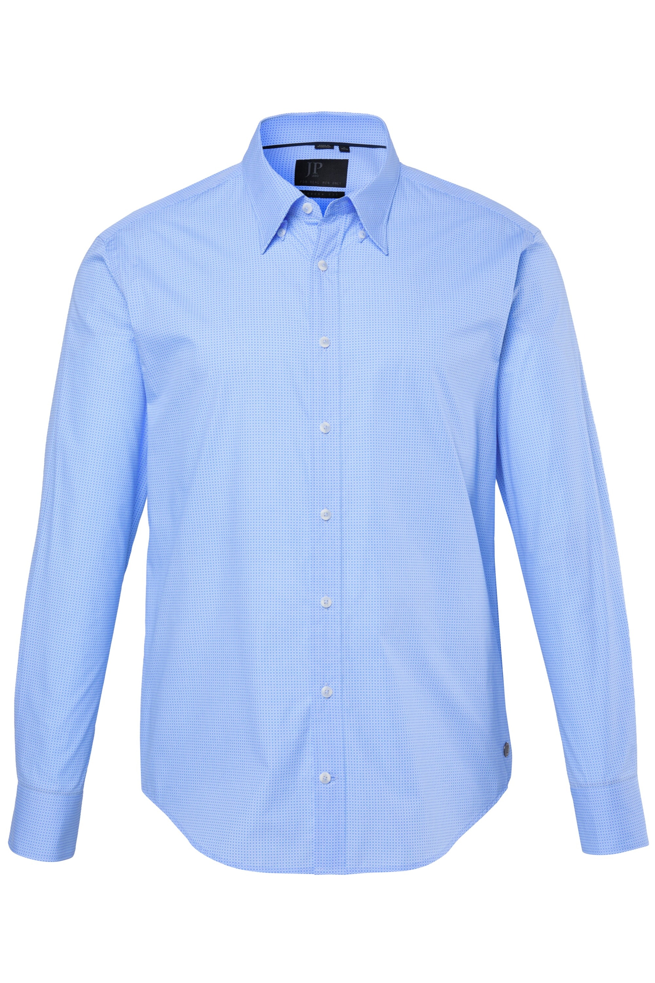 JP1880 Regular fit Overhemd in Blauw: voorkant