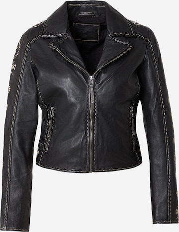 Mauritius Välikausitakki 'Coraschon' värissä musta: etupuoli