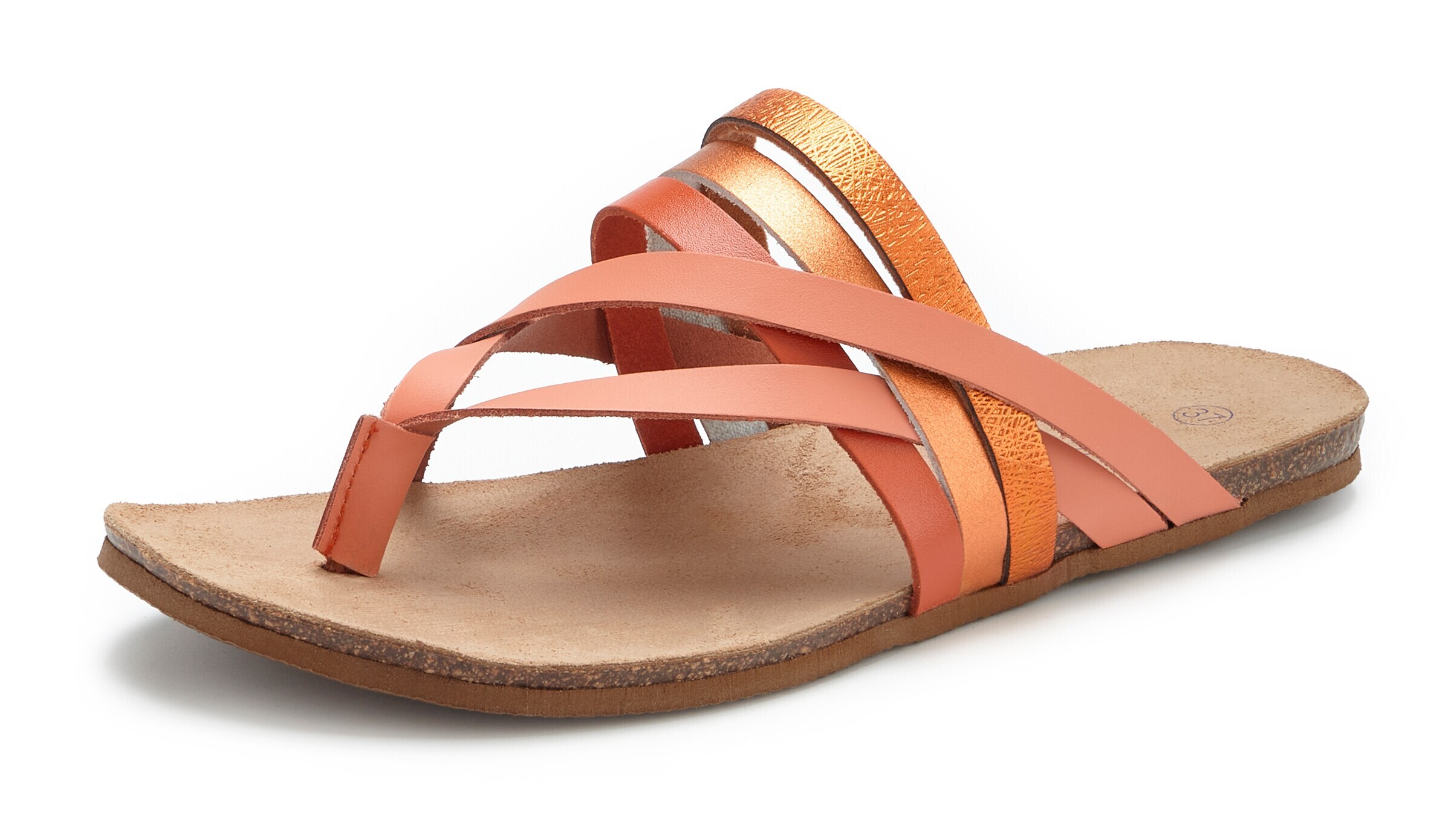 LASCANA Klipklappere i orange: forside