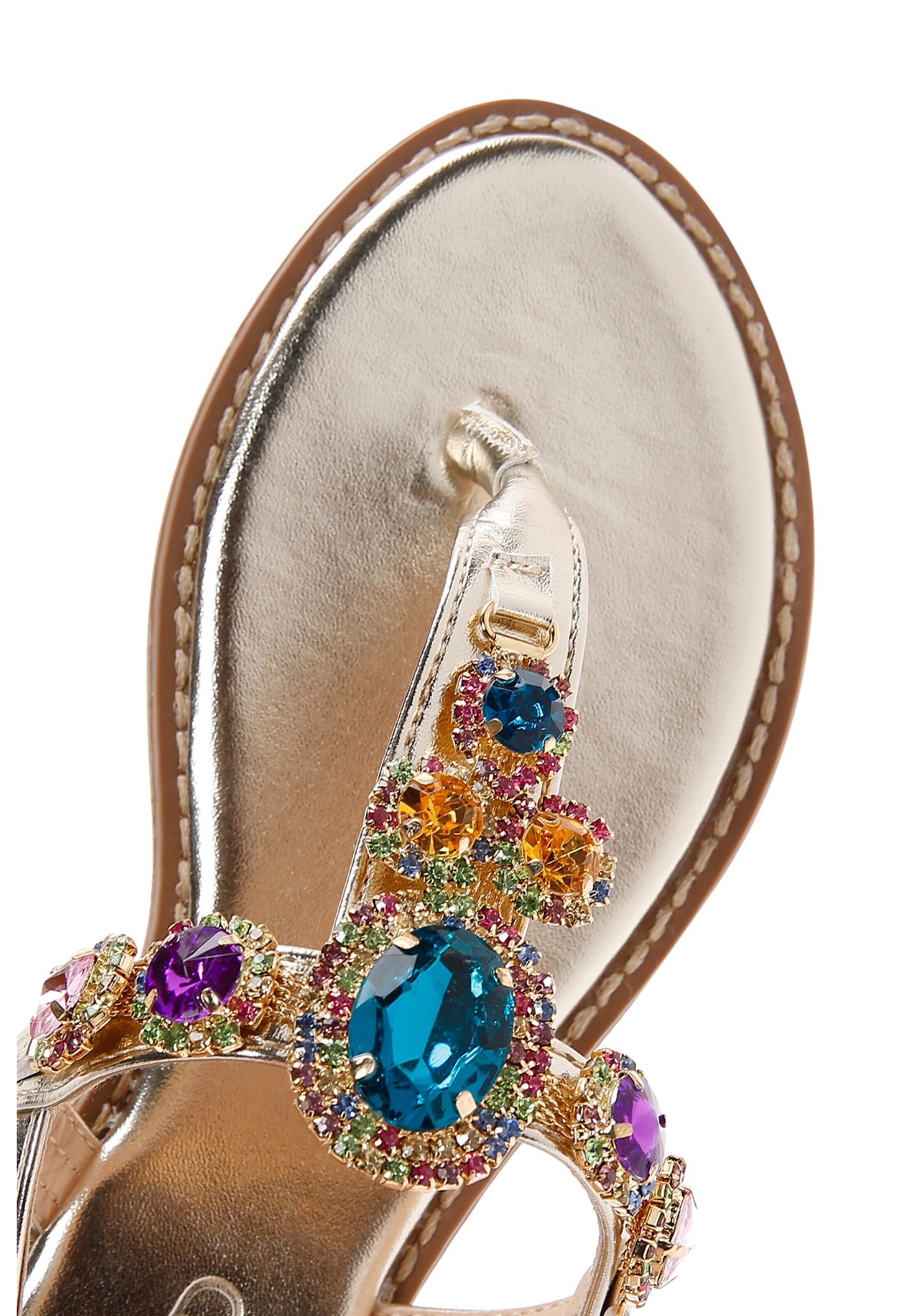 Derimod Strap Sandals in Gold