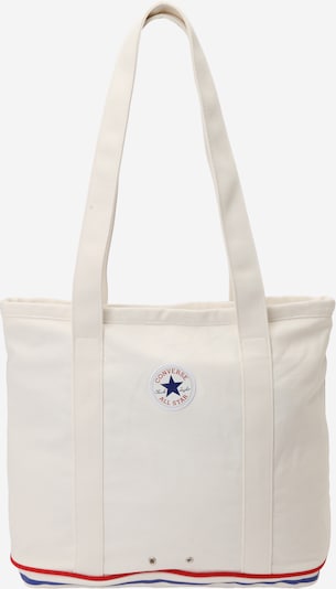 Pirkinių krepšys 'CHUCK' iš CONVERSE, spalva – mėlyna / raudona / vilnos balta, Prekių apžvalga