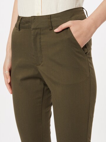 Kaffe - Slimfit Calças chino 'Lea' em verde