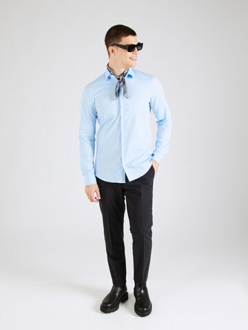 Calvin Klein Slim fit Button Up Shirt in Blue