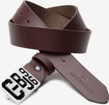 CIPO & BAXX Belt in Brown: front