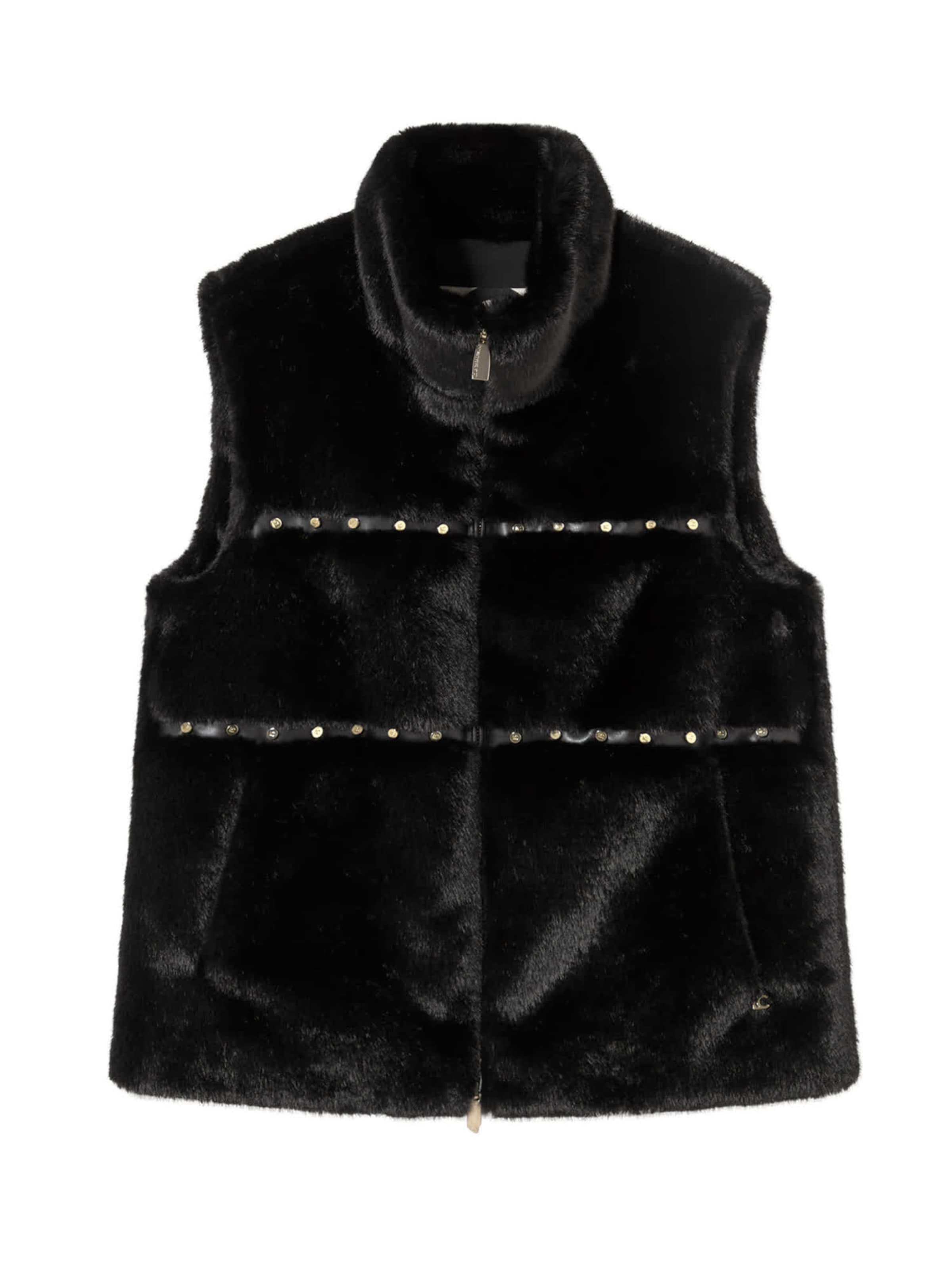 Lola Casademunt Vest in Black: front
