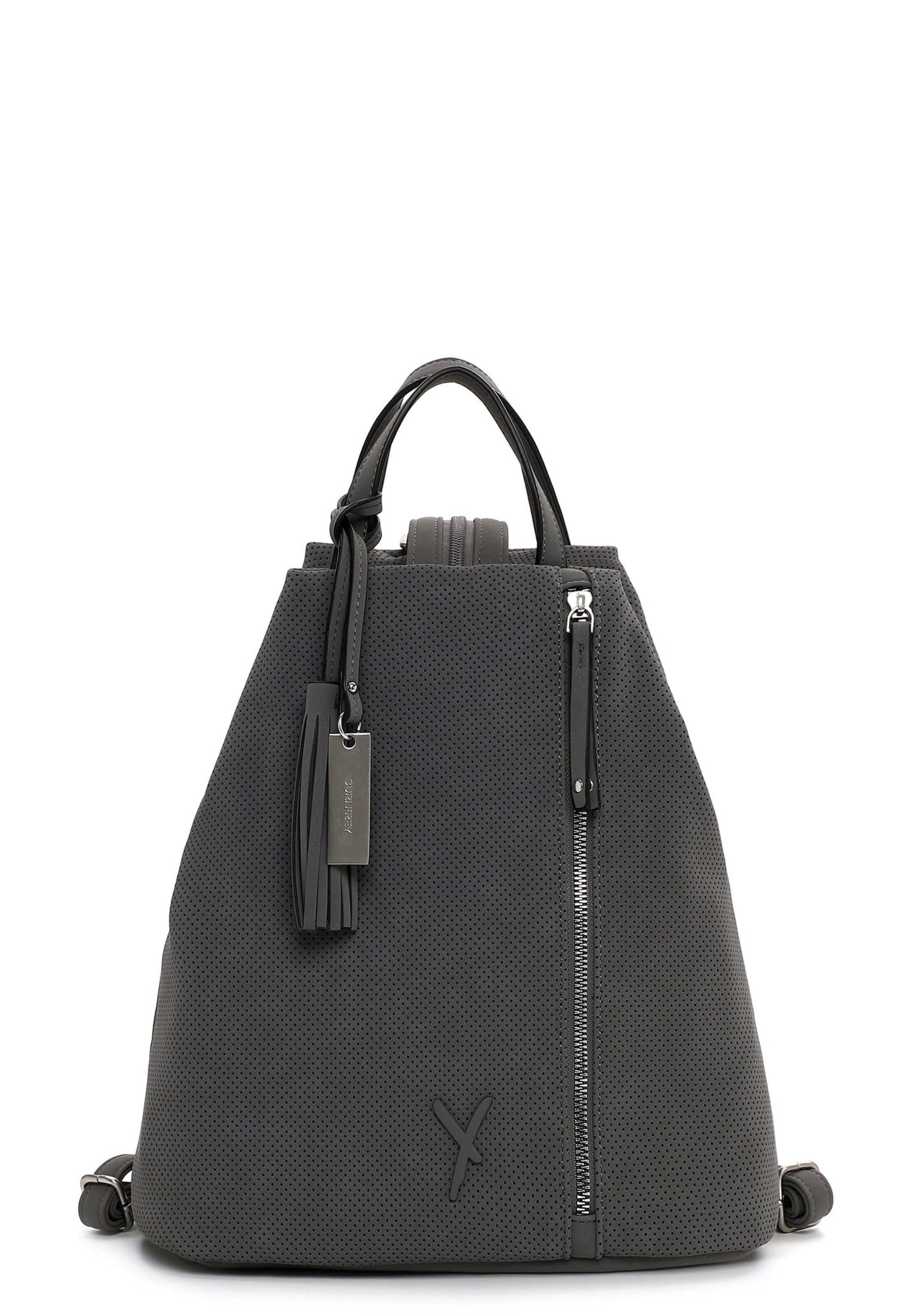 Zaino 'Romy' di Suri Frey in grigio: frontale