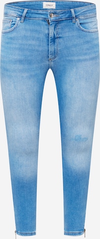 Skinny Jeans 'BLUSH' di ONLY Curve in blu: frontale